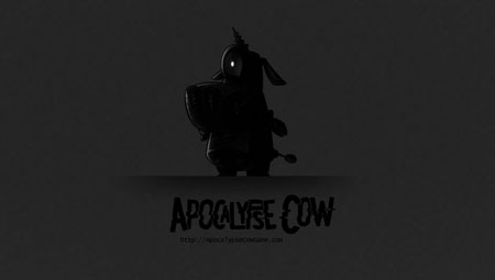 Apocalypse Cow Wallpaper - Gray